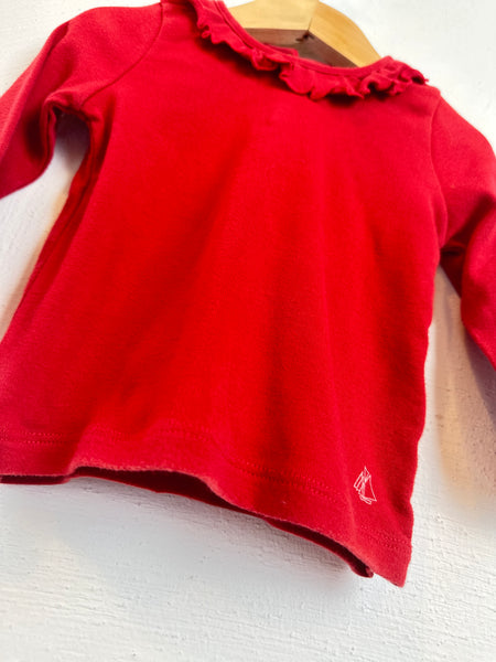 Langarmiges Shirt - 74 - Petit bateau