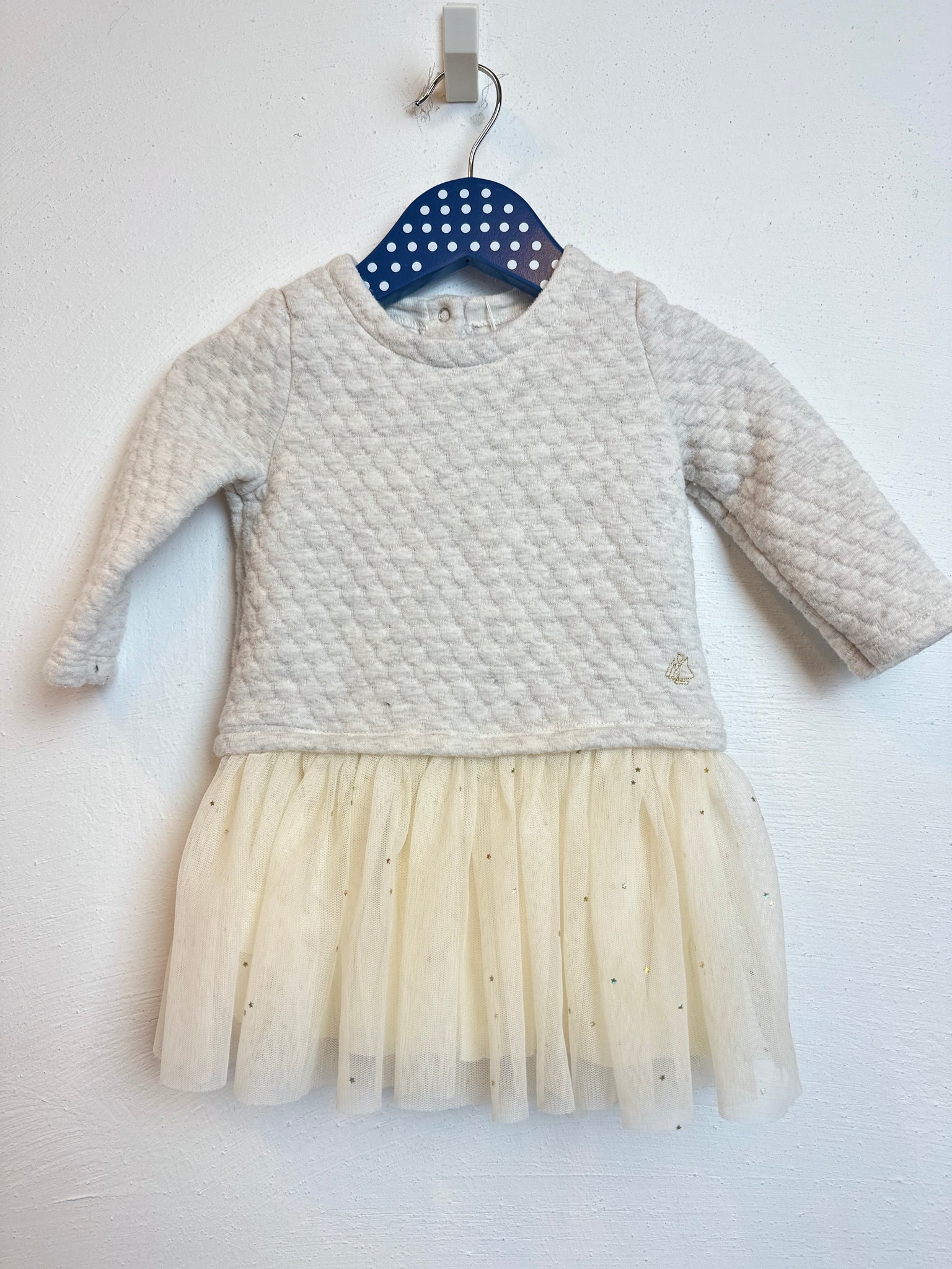 Kleid *wattiert/ Tüll - 74 - PETIT BATEAU