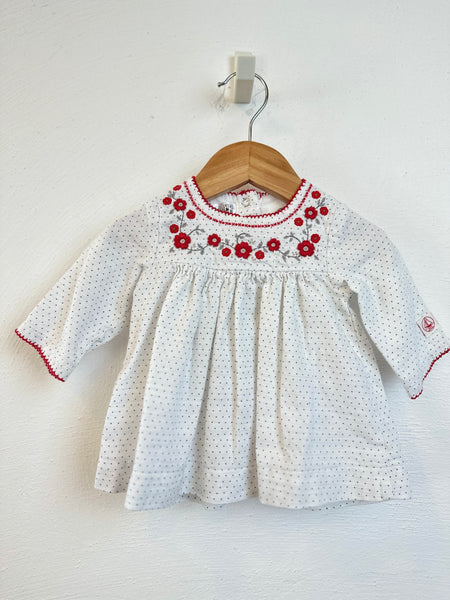 Bluse *Pünktchen/ Stickerei - 54 - PETIT BATEAU