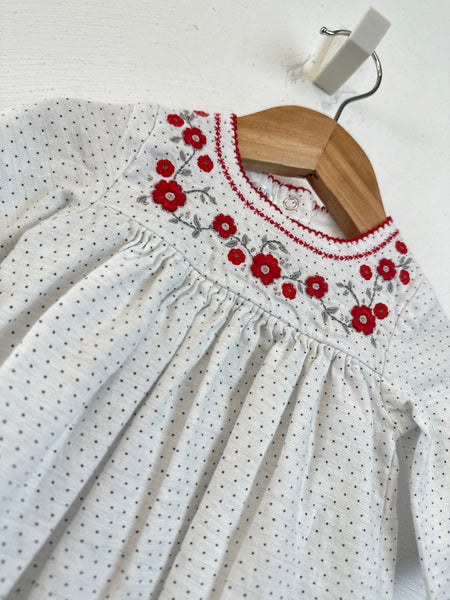 Bluse *Pünktchen/ Stickerei - 54 - PETIT BATEAU