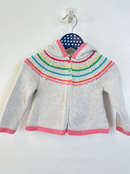 Strickjacke *Kapuze - 80/86 - Boden