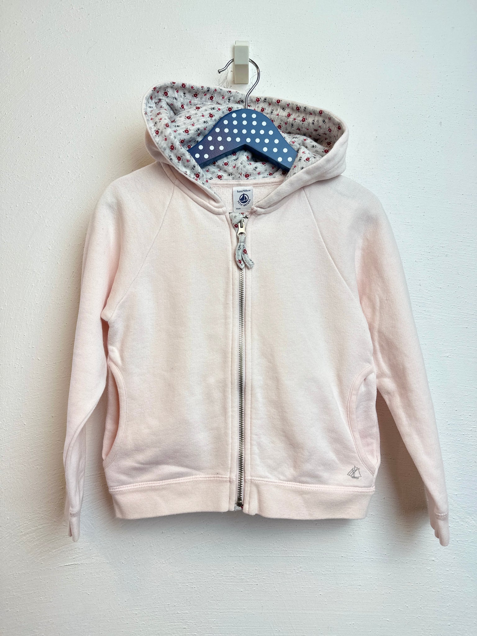 Sweatshirt Jacke - 110 - PETIT BATEAU