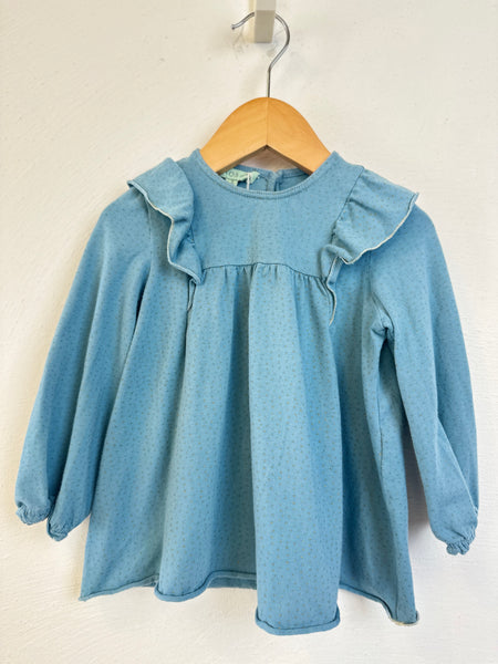 Langarm Shirt *pünktchen - 98 - NANOS