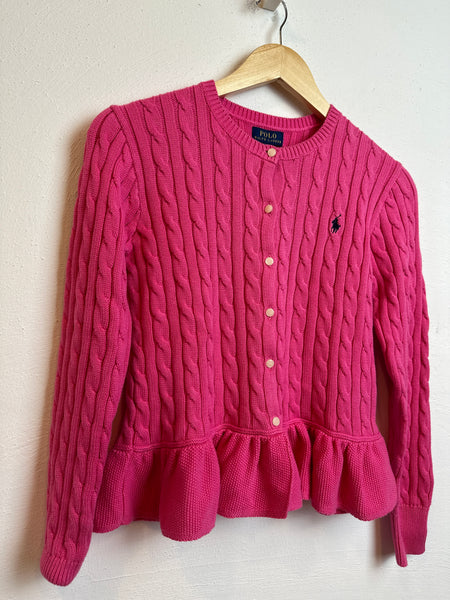 Strickjacke Zopf vollant - 176 - Polo