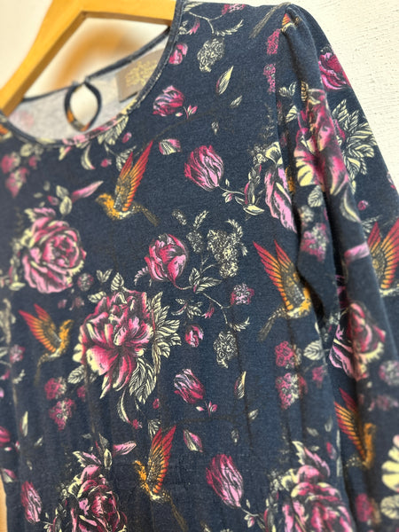 Kleid *Blumen - 152 - Creamie