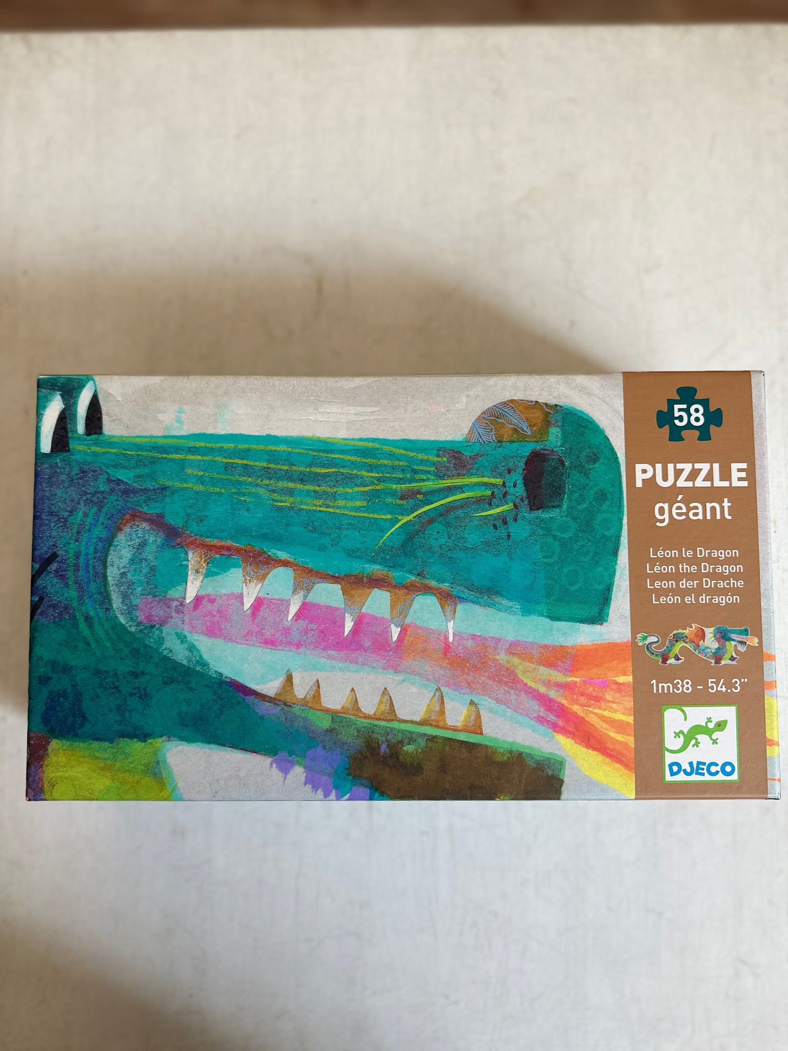 PUZZLE Léon le Dragon -  - DJECO