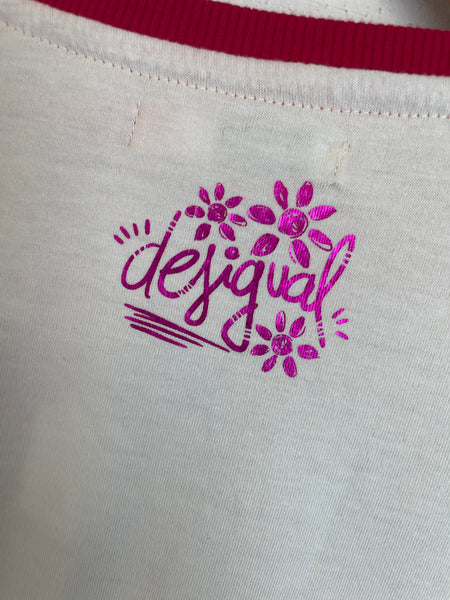Langarmshirt Strickarm Print - 134 - DESIGUAL