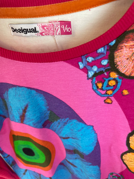 Langarmshirt Strickarm Print - 134 - DESIGUAL
