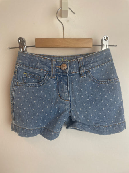 Denim Shorts Pünktchen - 104 - Boden