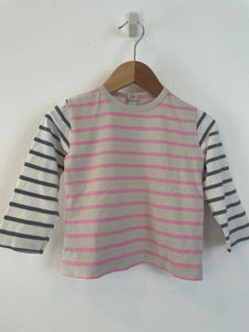 Langarm Shirt Streifen - 86 - PETIT BATEAU