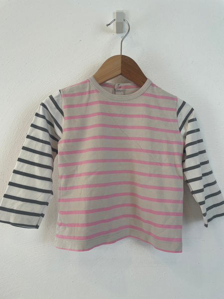 Langarm Shirt Streifen - 86 - PETIT BATEAU