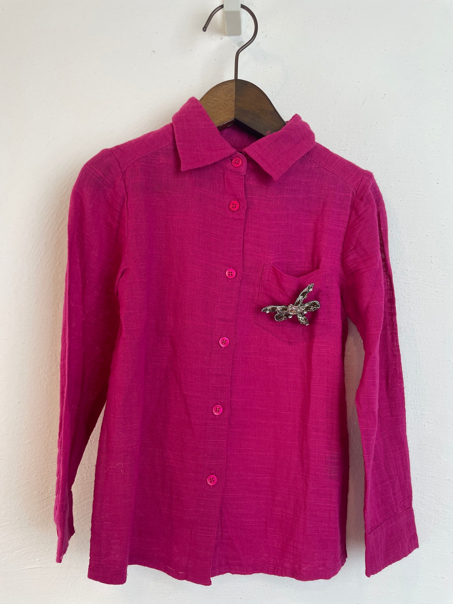 Leinen Bluse Libelle - 116 - ANTIK BATIK